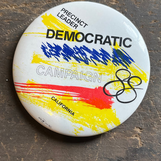 【USA vintage】缶バッジ　‘88 DEMOCRATIC CAMPAIN