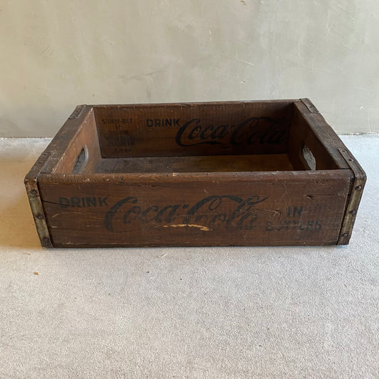 【USA vintage】 コカコーラ 木箱 ウッドボックス ガレージ
