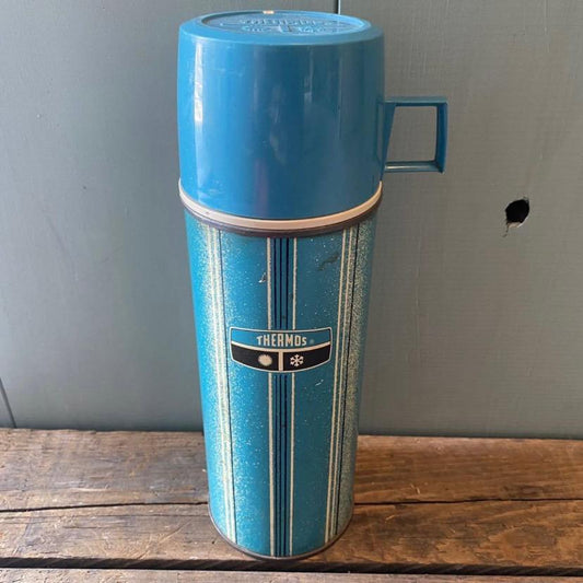 【1969 USA vintage】THERMOS サーモス 水筒 レトロ ブルー