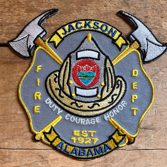 【USA vintage】ALABAMA JACKSON FIRE DEPT ワッペン