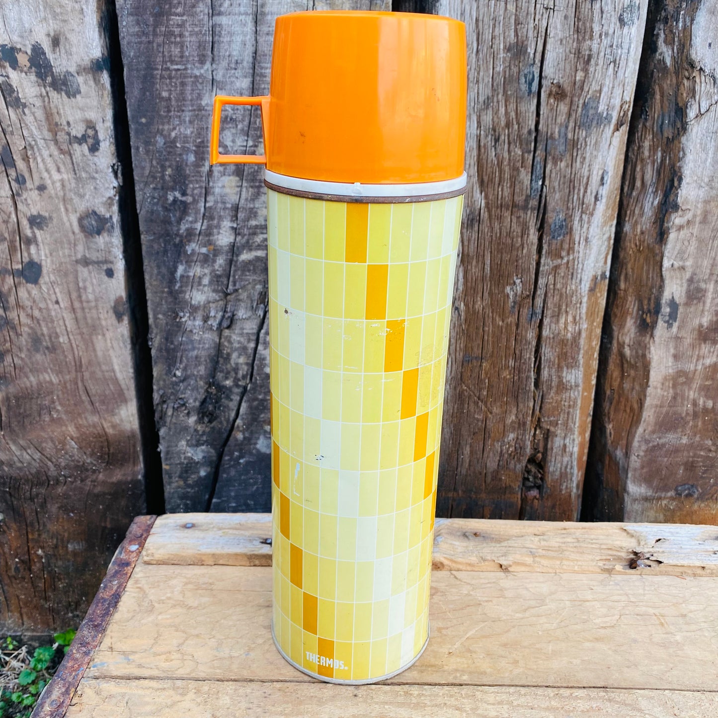 【USA vintage】THERMOS サーモス 水筒 イエロー