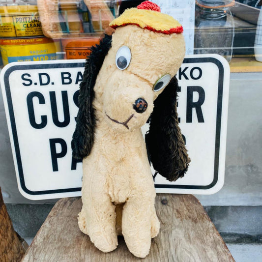 【USA vintage】ぬいぐるみ 犬 ドッグ アンティークドール