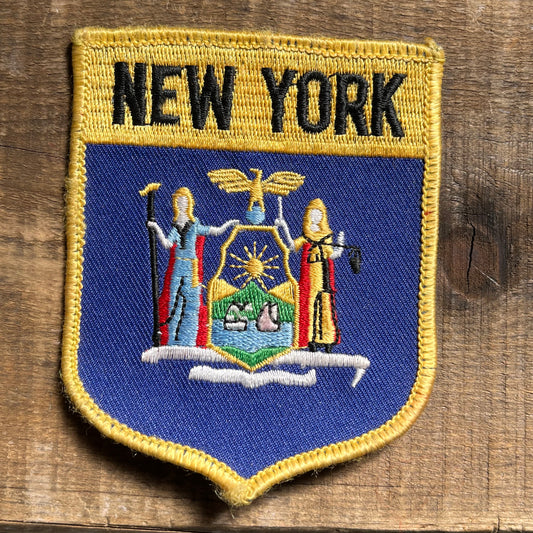 【USA vintage】NEW YORK state flag ワッペン