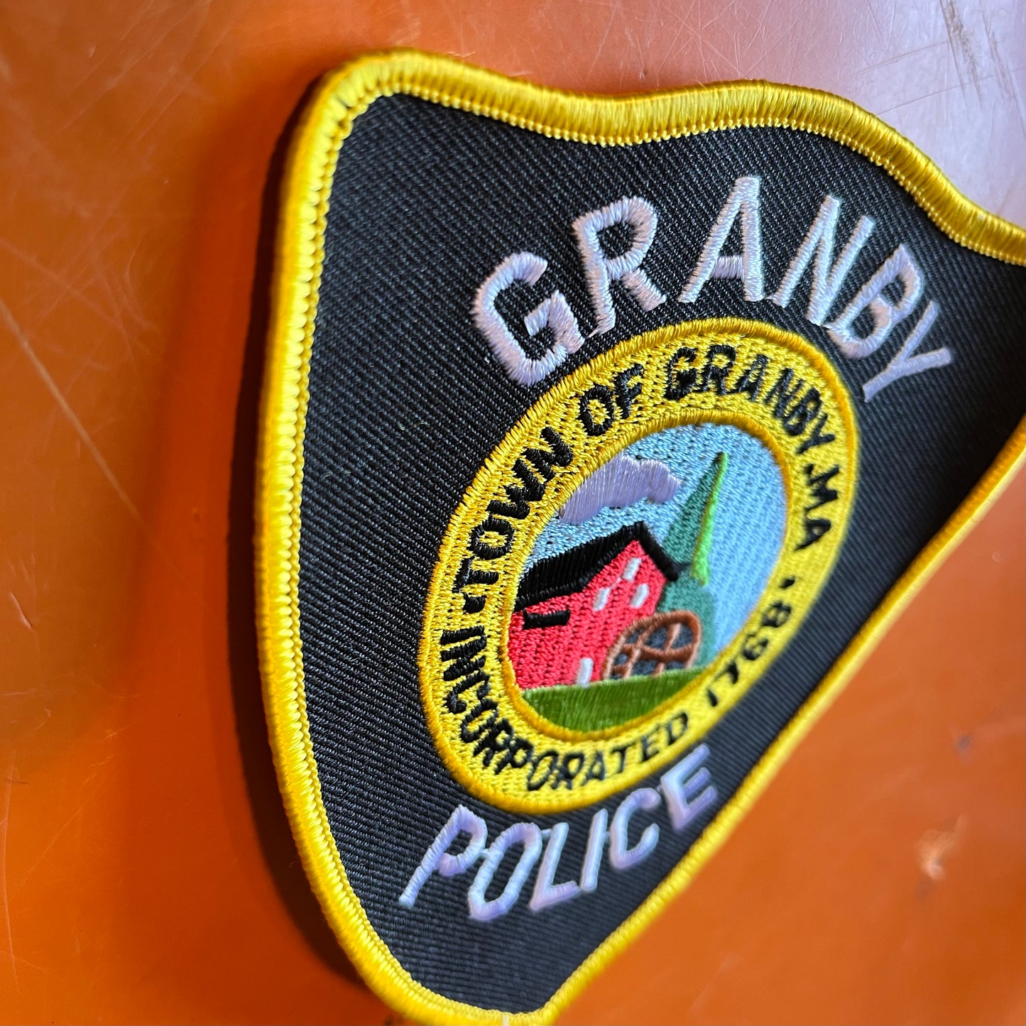 【USA vintage】GRANBY POLICE  ワッペン