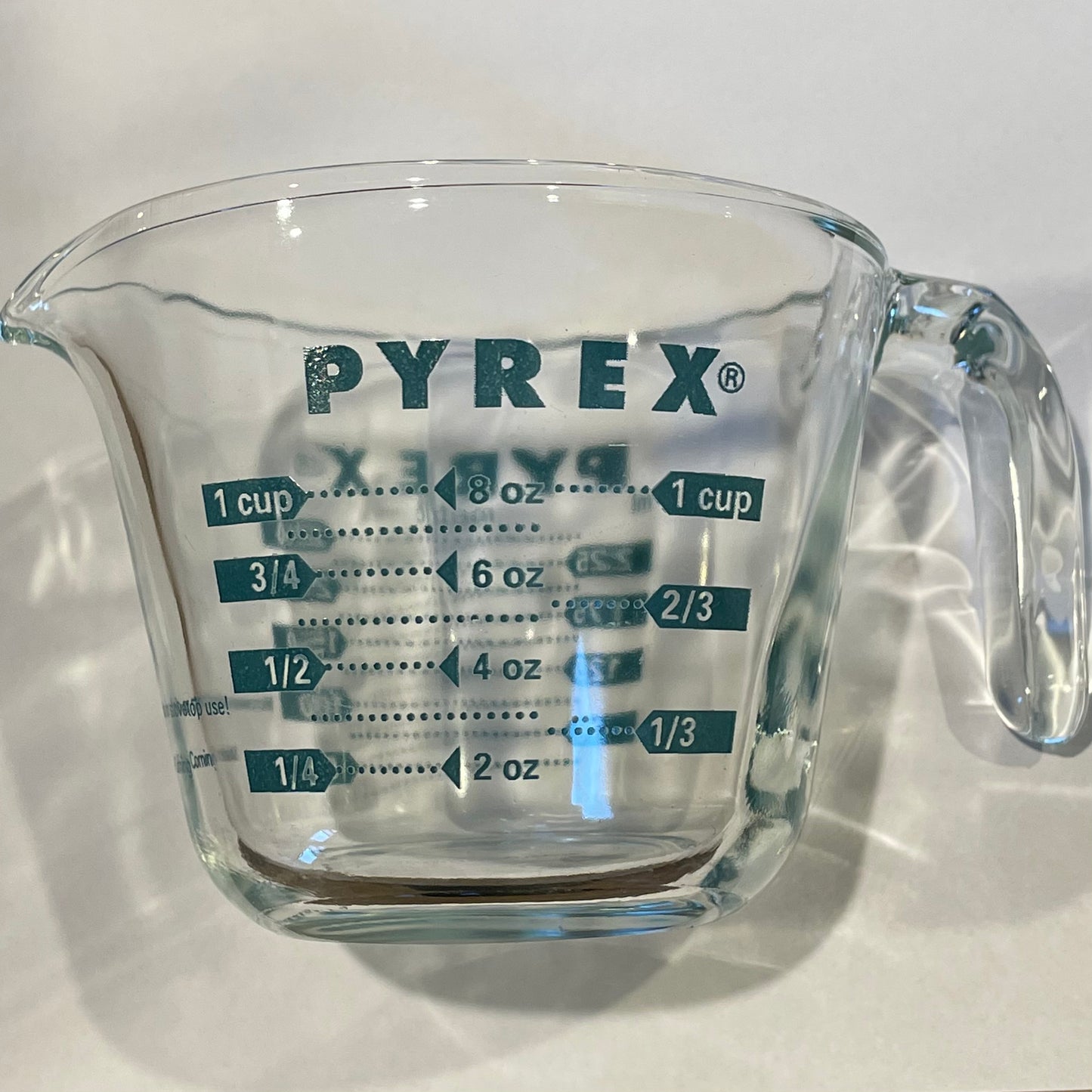 【USA vintage】オールドパイレックス　OLD PYREX 旧ロゴ　メジャーカップ　耐熱ガラス　