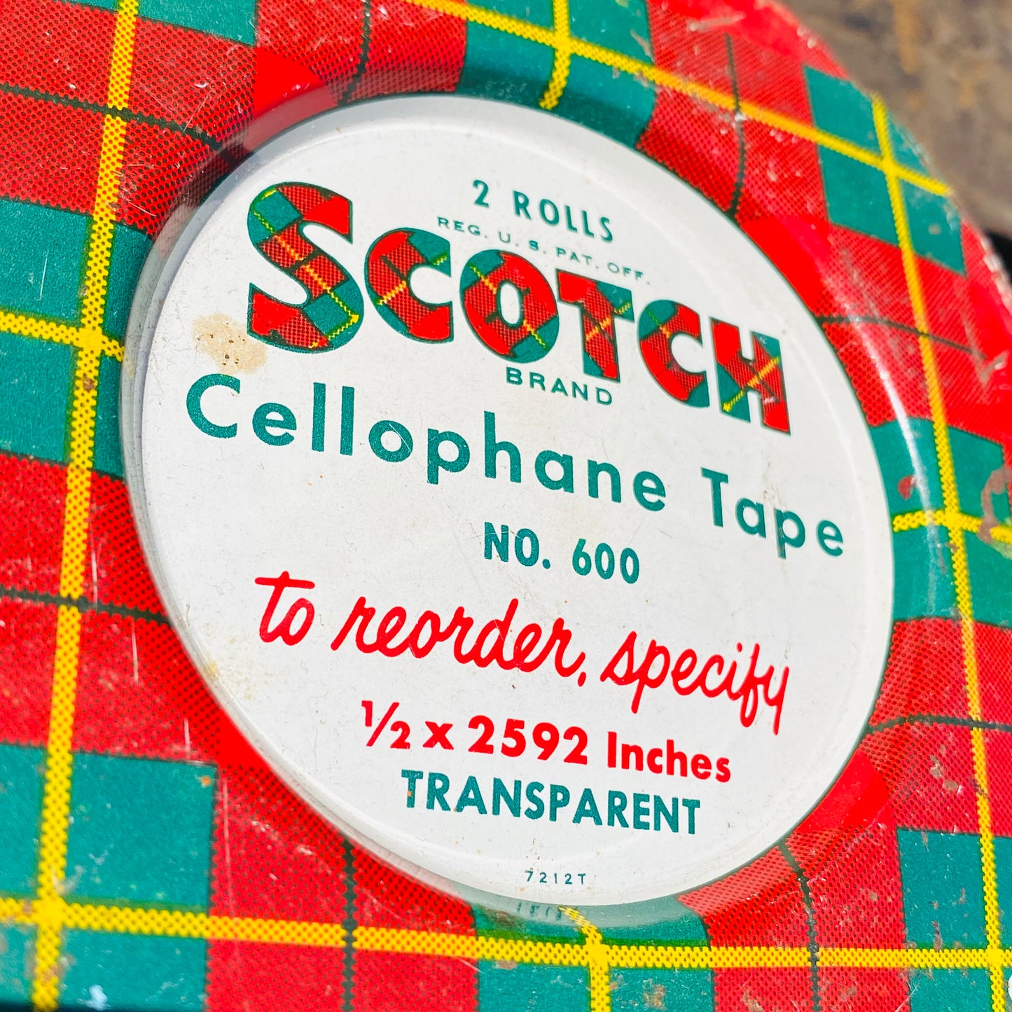 【1950s USA vintage】 SCOTCH テープ TIN缶