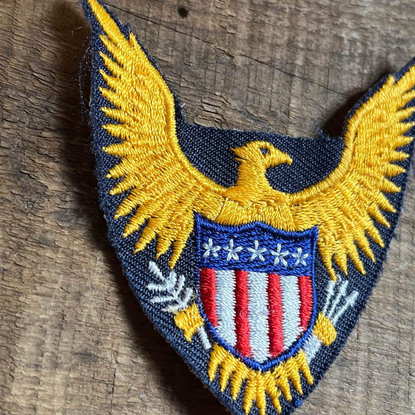 【USA vintage】ワッペン　Bald Eagle" Military Emblem