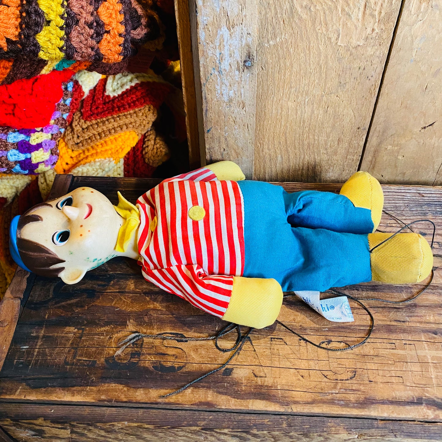 【1962 JPN vintage】knickerbocker ピノキオ 人形