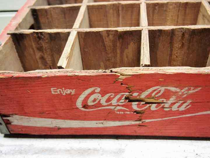【USA vintage】コカ・コーラ　木箱　ボトルケース ウッドボックス