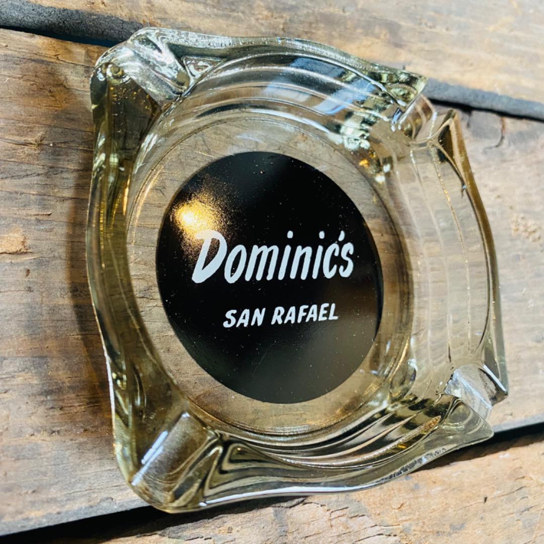 【1950s-1970s USA vintage】アドバタイジング 灰皿 Dominic's SAN RAFAEL