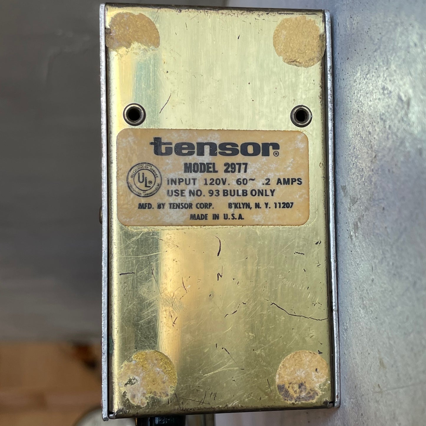 【1960’s vintage】tensor デスクランプ