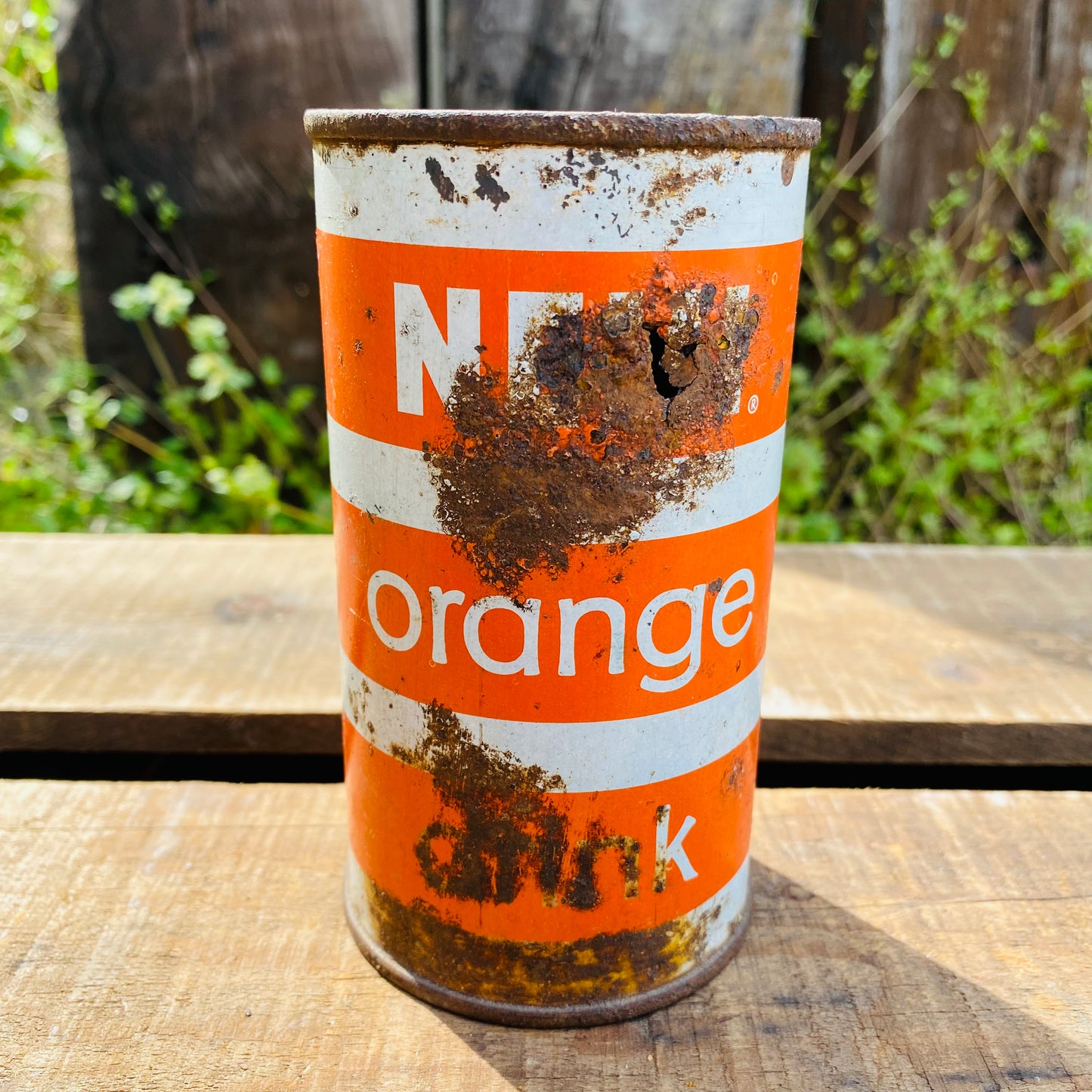 【1960s USA vintage】 NEHI orange drink 缶