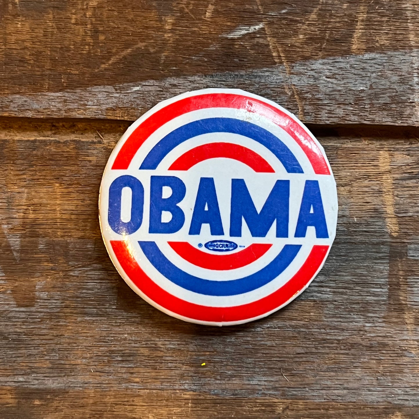 【USA vintage】缶バッジ　1988年大統領選挙キャンペーン　OBAMA