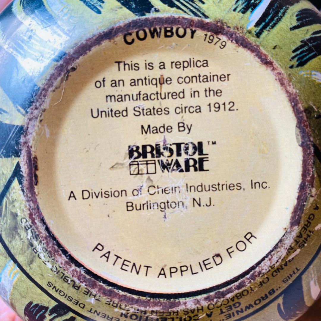 【1979 USA vintage】タバコ TIN缶 BRISTOL WARE
