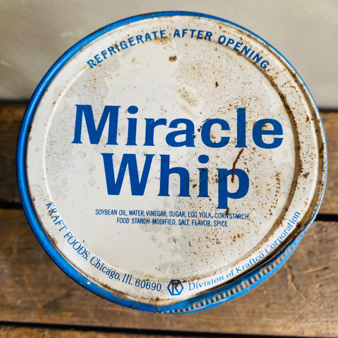 【USA vintage】vintage Ball社 Miracle Whip ガラス瓶 キャニスター